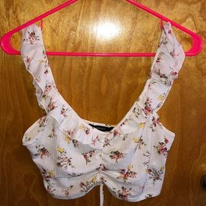 🛍 Floral Ruffle Tank 🛍